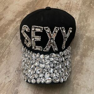 Sexy Rhinestone Cap   